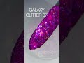 SAGA professional Galaxy glitter 11 (прозрачный с голографическими нежно-розовыми блестками), 8 мл
