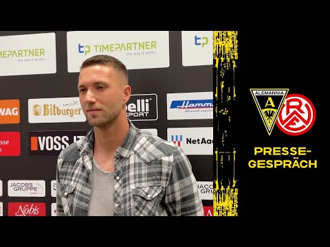 Press conference before Alemannia Aachen - Rot-Weiss Essen