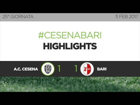 Giornata25 - Gli highlights di Cesena - Bari: 1-1