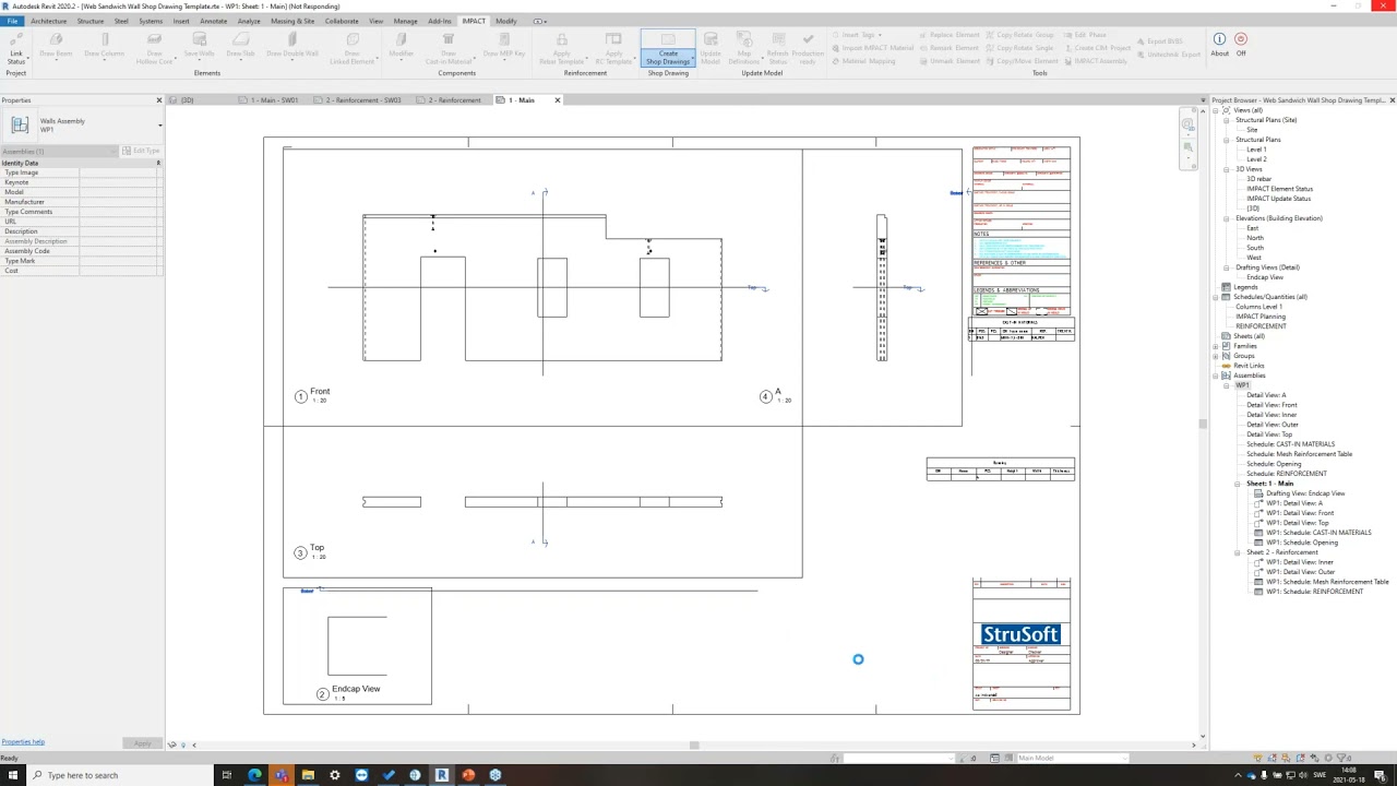 Webinar - IMPACT - How to automate your Revit precast models and shop drawings - 18-05-2021
