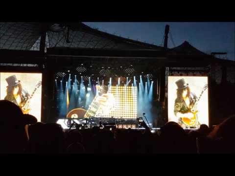 Guns N Roses - Wish u were here + Layla End Munich 2017