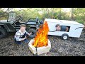 Hudson Goes Camping Exploring The Forest Tractors For Kids
