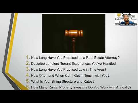 6 Questions to Ask Before Choosing a Legal Representative in Rental Investing