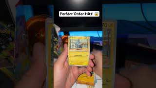 Perfect Order Hits! 😱 #pokemonchannel #pokemon #collectiblecards #pokemoncards #pokemontcg
