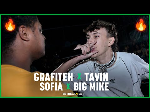 (ALTO NÍVEL!) TAVIN e BIG MIKE x GRAFITEH e SOFIA | 1 FASE | #BDN145