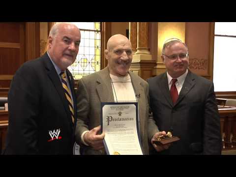 Bruno Sammartino receives the key to Jersey City: WWE.com Exclusive, April 5, 2013