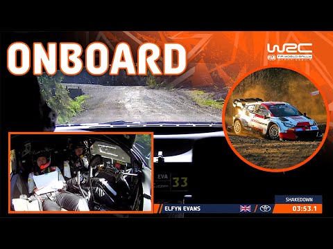 FULL SHAKEDOWN ONBOARD - Evans/Martin | WRC Rally Chile Bio Bío 2023