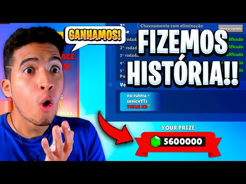 😱 NÃO É ZOEIRA! 😮 GANHAMOS 5 MILHÕES DE GEMAS 😱 O MAIOR TORNEIO DA HISTÓRIA DO STUMBLE