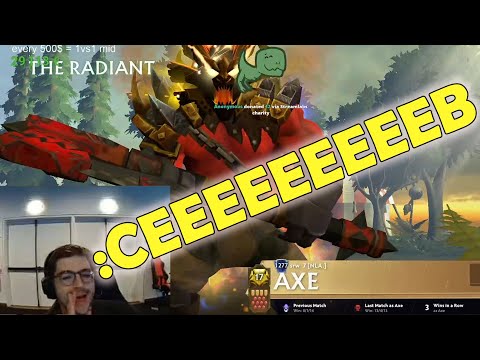 Ceb did the CEEEEEEEEEEB! after his viewer picked Axe against the Axe King himself