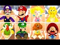 Mario Superstar Baseball All Character Losing Animations