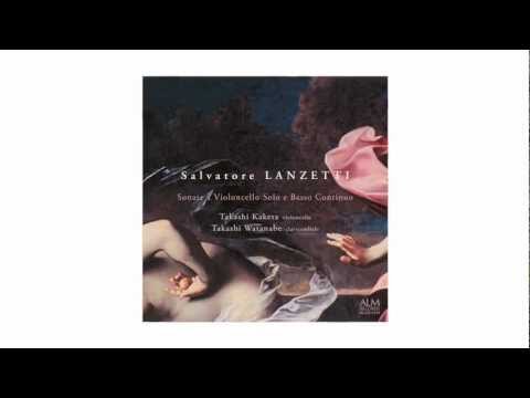 LANZETTI: Sonate a Violoncello Solo & Basso Continuo / Takashi Kaketa, Takashi Watanabe