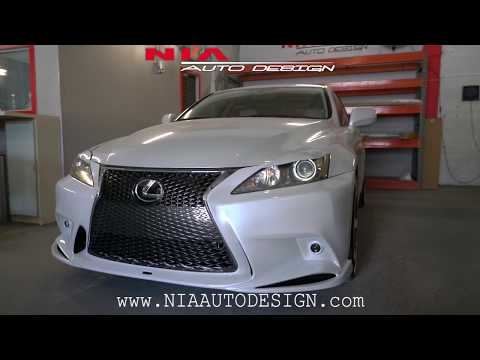 Lexus 3 IS Conversion facelift NIA bumper on your 2 IS DIY