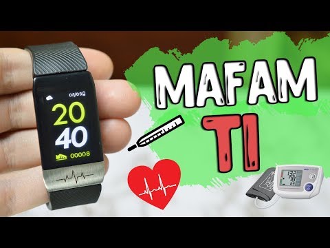 Смарт Браслет MAFAM T1 умеет измерять температуру и ЭКГ +КОНКУРС БЕЗ РЕПОСТОВ