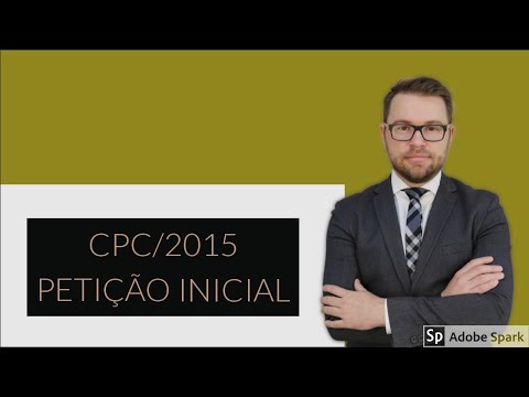 CPC/2015 - PETIÇÃO INICIAL (AULA ATUALIZADA)