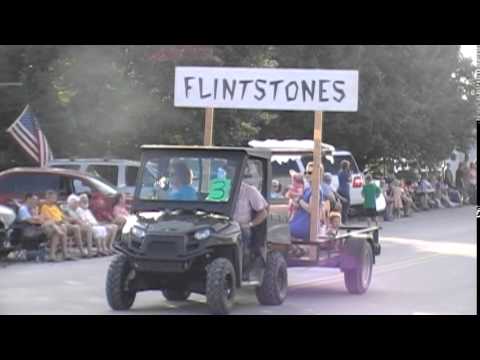Flintstones gang in the July 4th 2014 parade