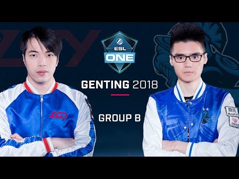 Dota 2 - LGD.Forever Young vs Newbee - Group B Opening Game - ESL One Genting 2018