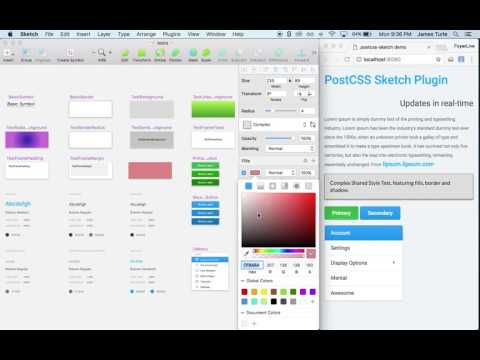 PostCSS-Sketch demonstration