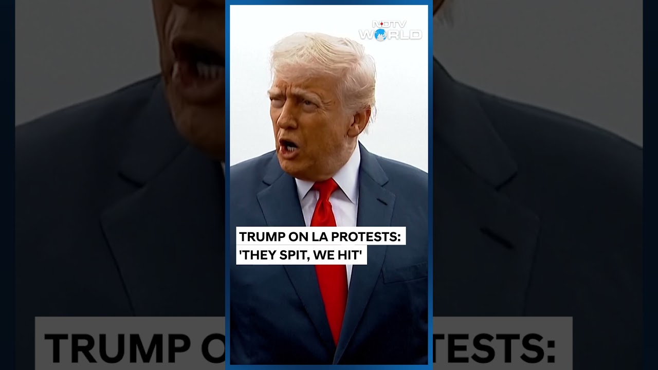 They Spit, We Hit: Trump Issues Stern Warning To Los Angeles Protesters
