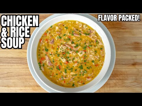 The BEST Chicken & Rice Soup EVER