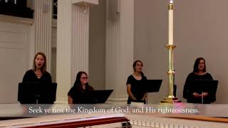 &quot;Seek Ye First&quot; Lafferty, arr. Wagner