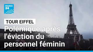 La Tour Eiffel évince le personnel féminin lors de la venue d'une délé