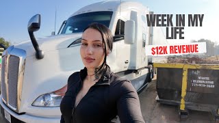 $12K REVENUE Week As a OTR Truck Driver (Owner Op)