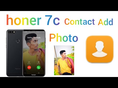 How to add Photo On contacts - Honor 7c
