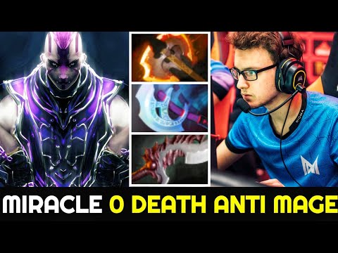 MIRACLE 0 Death Anti Mage 100% destroy NOONE Monkey King 25min End Game 7.25 Dota 2