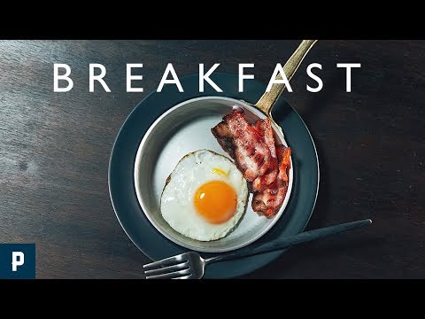 おいしい 朝食 目玉焼き とカリカリベーコンの 作り方 Video