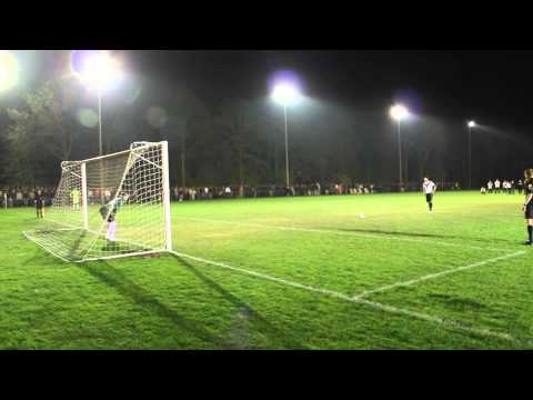 Winnende Penalty Remo Gielkens (Groene Ster) in Blerick