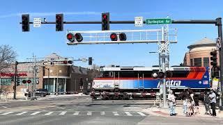 Very weird bell sequence | LaGrange Rd Railroad Crossing | LaGrange IL