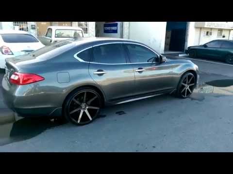 DUBSandTIRES.com 22" Inch Niche Verona Machine Black Rims 2011 Infiniti M37 Wheels Miami Hollywood
