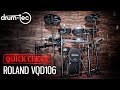 The quietest electronic drum kit on the market? | Roland VQD106 Quick Check