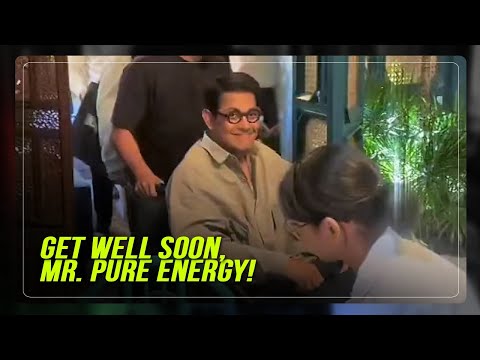 Gary Valenciano arrives in wheelchair at presscon | ABS-CBN News