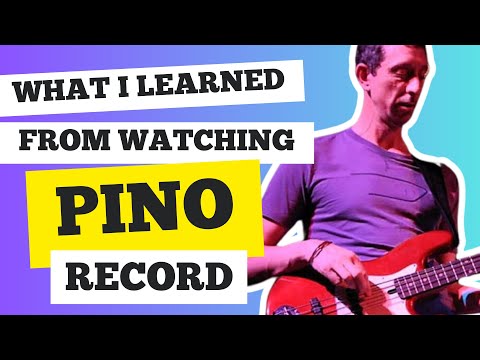 What I learned from watching Pino record...