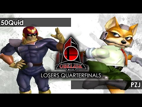 Melee: 50Quid (Falcon) V PZJ (Fox) - Obelisk 42 Tournament SSBM