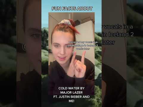 fun facts about cold water by @majorlazer ft. @justinbieber and me! #coldwater #mø #shorts