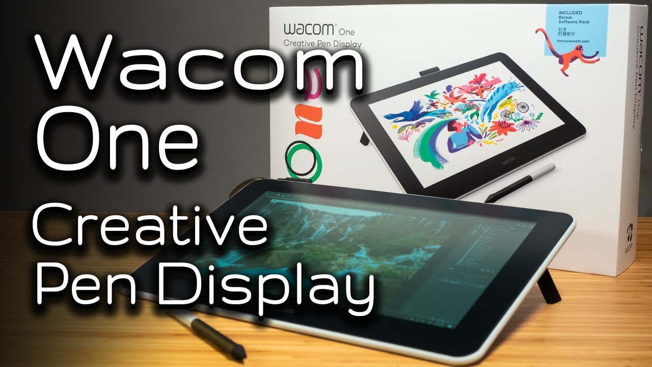 Wacom One Creative Pen Display Unboxing and Overview (inc Jitter Test)