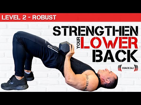 FIX YOUR LOWER BACK: Dumbbell Workout To Strengthen Weak Lower Back Muscles At Home