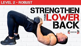 FIX YOUR LOWER BACK: Dumbbell Workout To Strengthen Weak Lower Back Muscles At Home