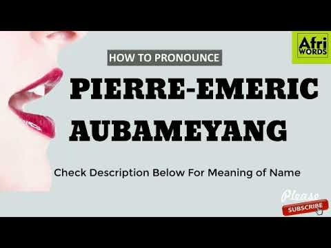 How to pronounce Pierre-Emeric Aubameyang
