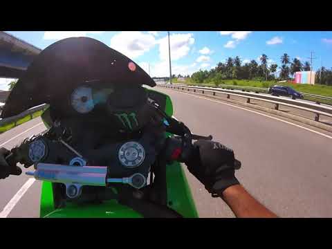 Gopro Hero Trinidad Kawasaki ZX6r North to South Hiway Ride!!