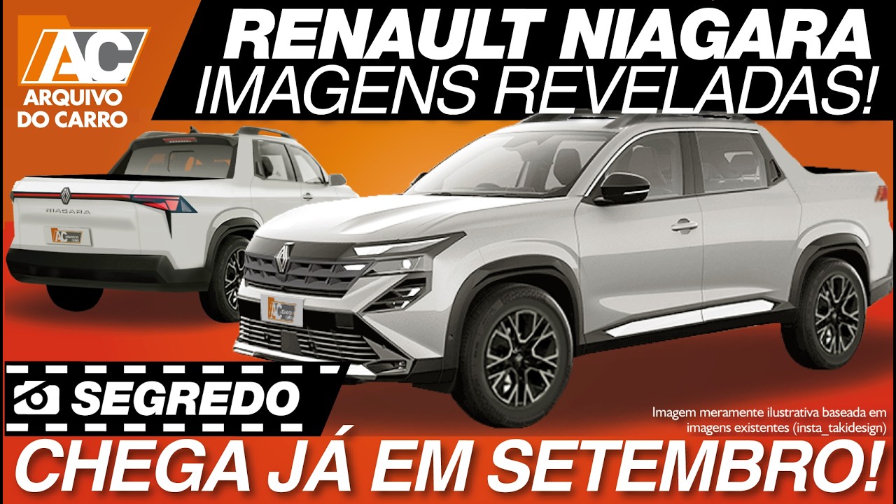 SEGREDO: RENAULT NIAGARA CHEGA DIA 10 DE SETEMBRO COMO UMA BOREAL COM CAÇAMBA ANTI-TORO