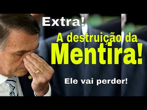 BOLSONARO NO FIM: MENTIRAS O DESTRUIRÃO! AGORA É SÓ LADEIRA À BAIXO!