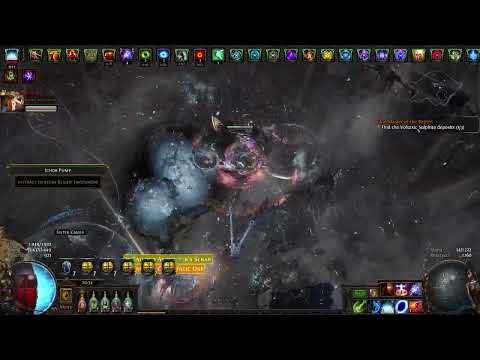 PoE 3.22 - Spark Carry with Aurabot - Pit of Chimera (100% Deli with Maven)