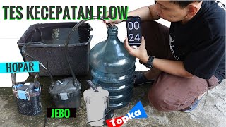 (JEBO vs TOPKA vs HOPAR) - Spesifikasi, Kelengkapan dan Kinerja 3 Filter Canister 400L/H