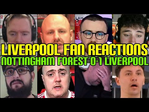 LIVERPOOL FANS REACTION TO NOTTINGHAM FOREST 0-1 LIVERPOOL | FANS CHANNEL