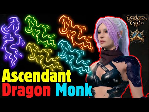 Way of the ASCENDANT DRAGON MONK Build - Baldur's Gate 3 [Mod]