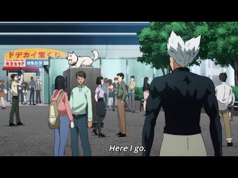 Garou vs WatchDog Man - Cartoon Bald cappe