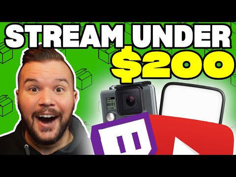 Best BUDGET Streaming Setup in 2021 // Console & PC // Stream Under $200!